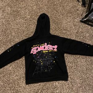 Spider hoodie black v2
